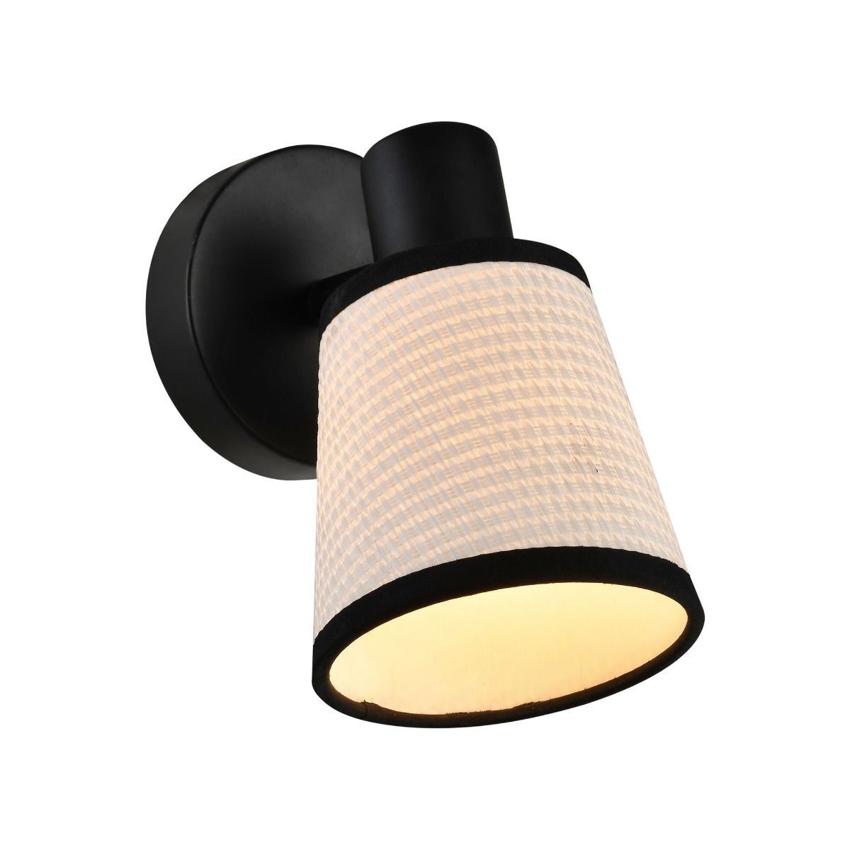 Aplica Blade AP1, E14, neagra, textil, Klausen