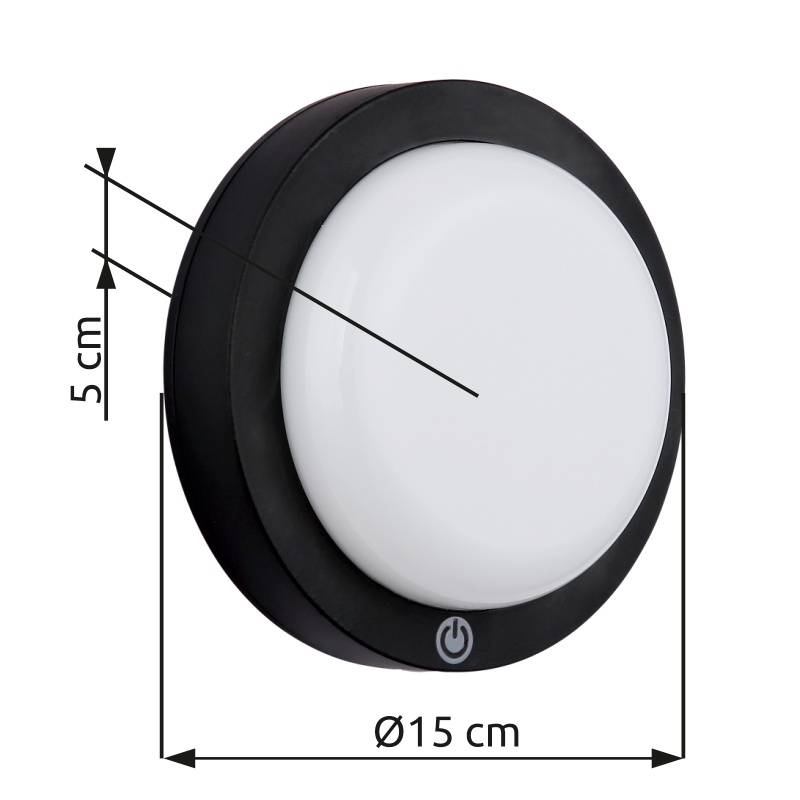 Aplica Lasse LED 1.2W, 130lm, 3000K, touch dimmer, USB-A/USB-C, Globo Lighting - imagine 7