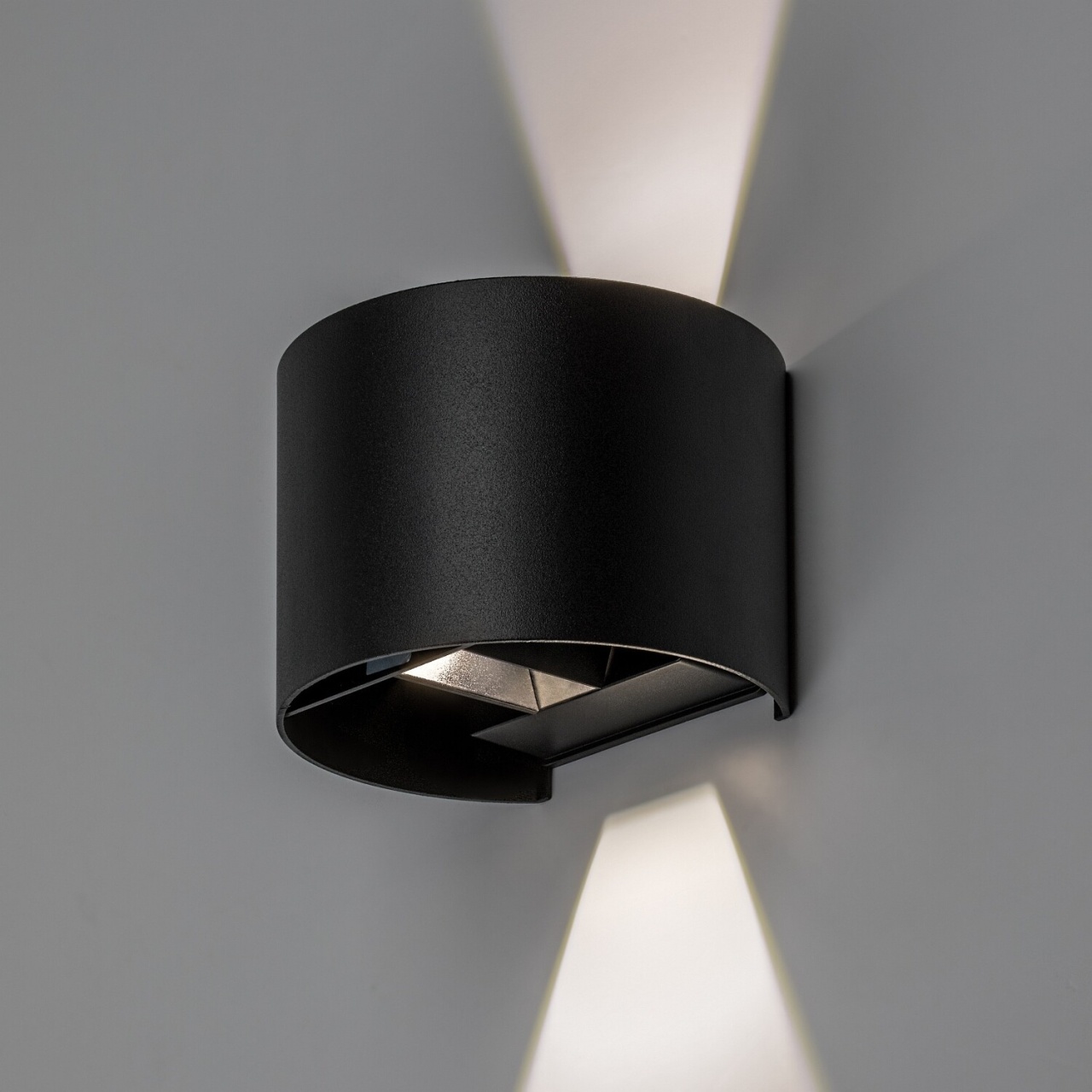 Aplica LED exterior Virna, 5W, 420 lm, lumina calda/neutra/rece, IP54, neagra, Rabalux - Imagine 11