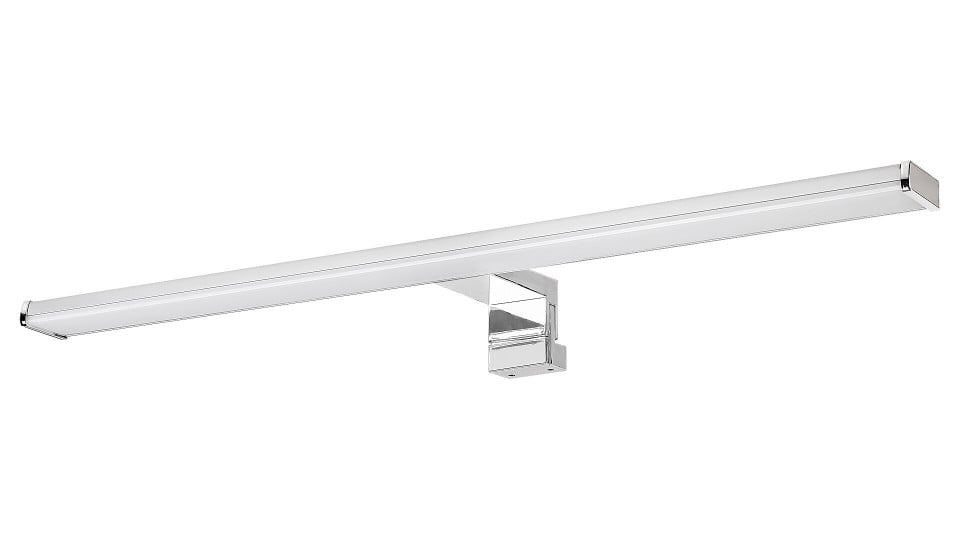 Aplica LED Levon 2114, 8W, 560lm, lumina neutra, alba+crom, IP44, Rabalux