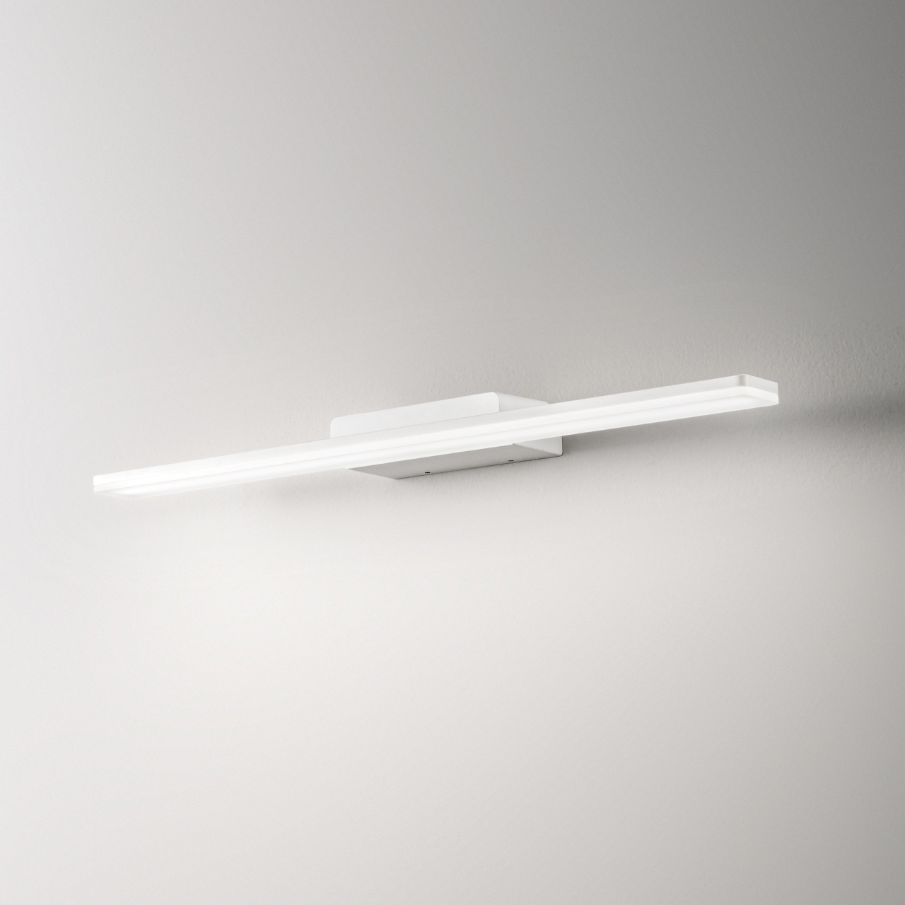 Aplica LED Make-Up D45, 12W, 1350lm, lumina calda (3000 K), IP54, alba, Ideal Lux - imagine 2
