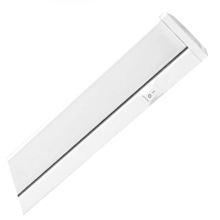 Aplica LED Mirrora BR-BN12-00603, cu intrerupator, 10W, lumina calda, IP44, alba, Braytron - 1 | YEO