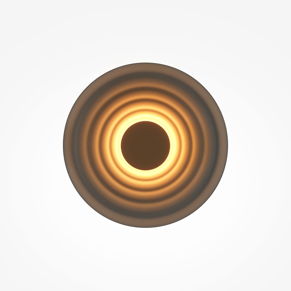 Aplica LED Nami 6W, lumina calda (2700 K), neagra, Maytoni - imagine 3