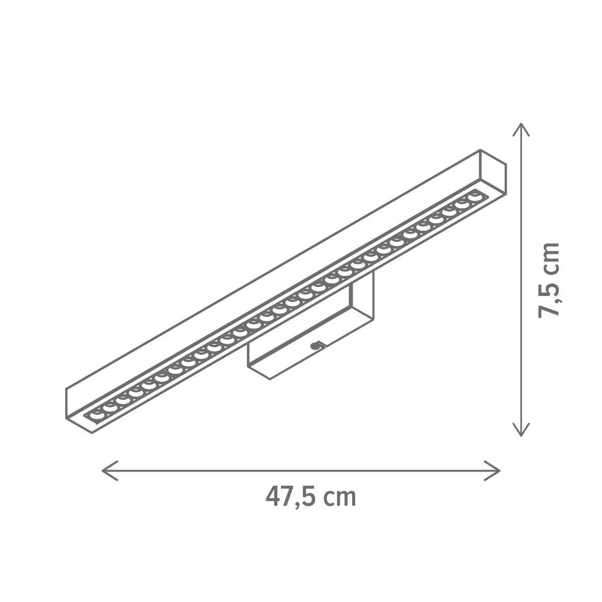 Aplica LED Pine AP1, 20W, lumina calda(3000 K), lemn, Klausen