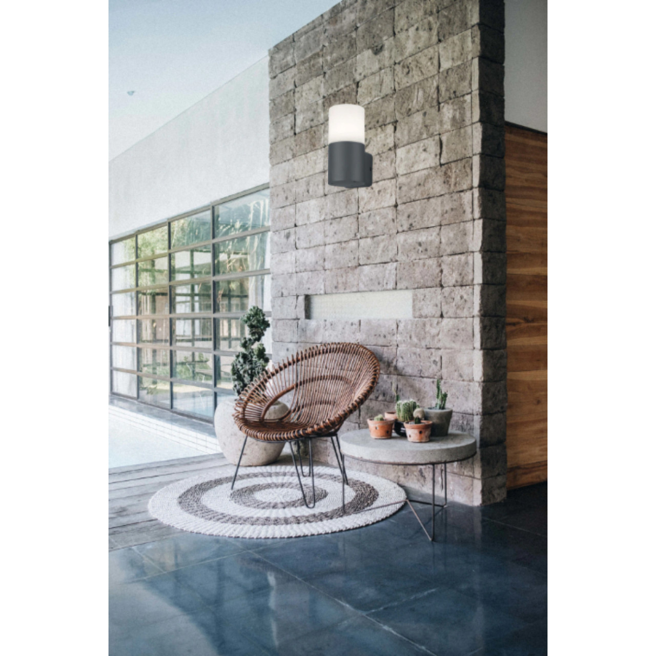 Aplica pentru exterior Ascot, 1 bec, dulie E27, antracit, Klausen