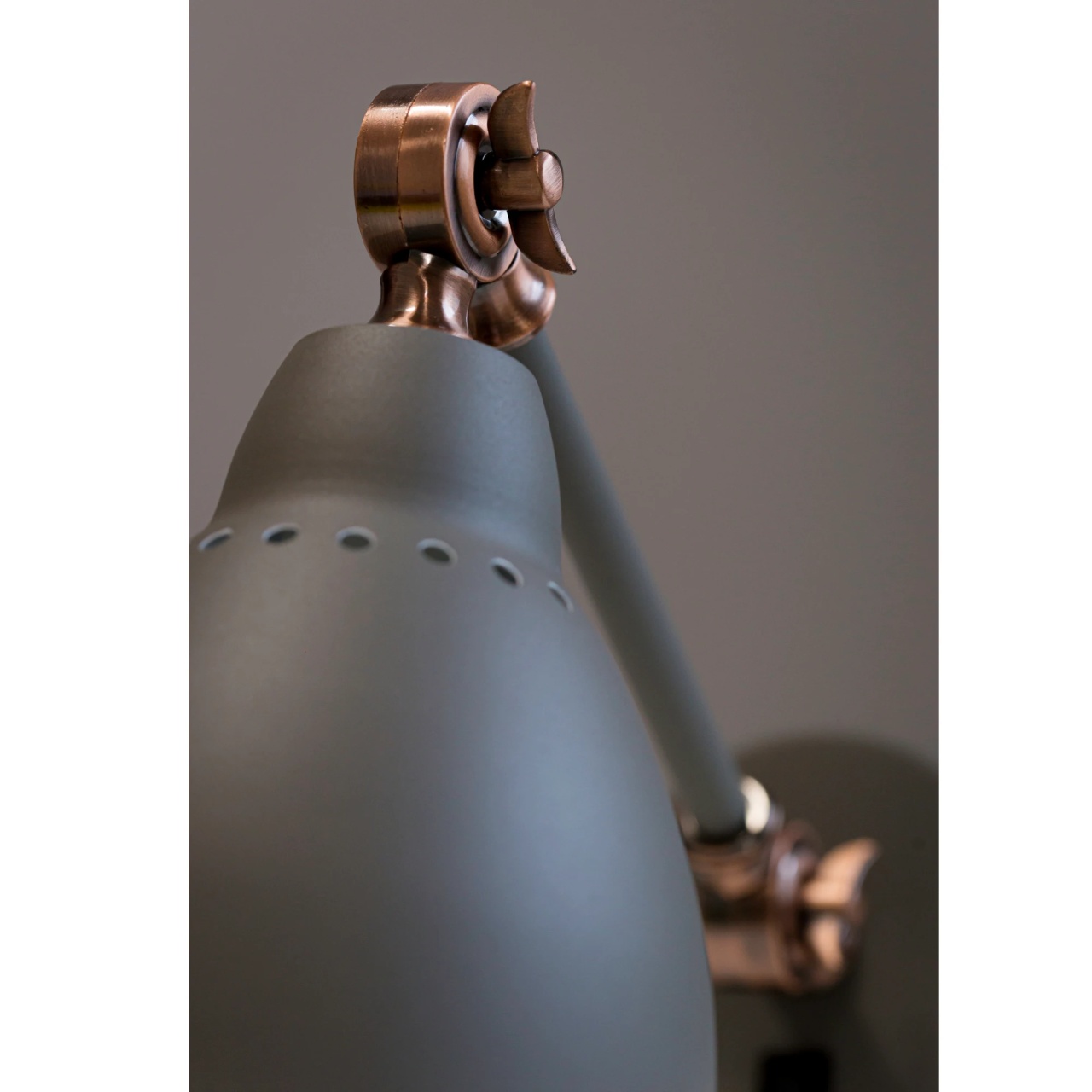 Aplica Tarra LY-4031, 1xE27, gri, stil clasic, IP20 - imagine 2