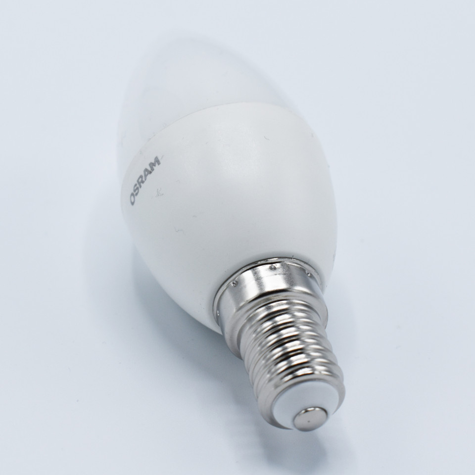 Bec LED 4.9W(40W) Osram, E14, B40, 470 lm, lumina neutra (4000K), clasa energetica F - 3 | YEO