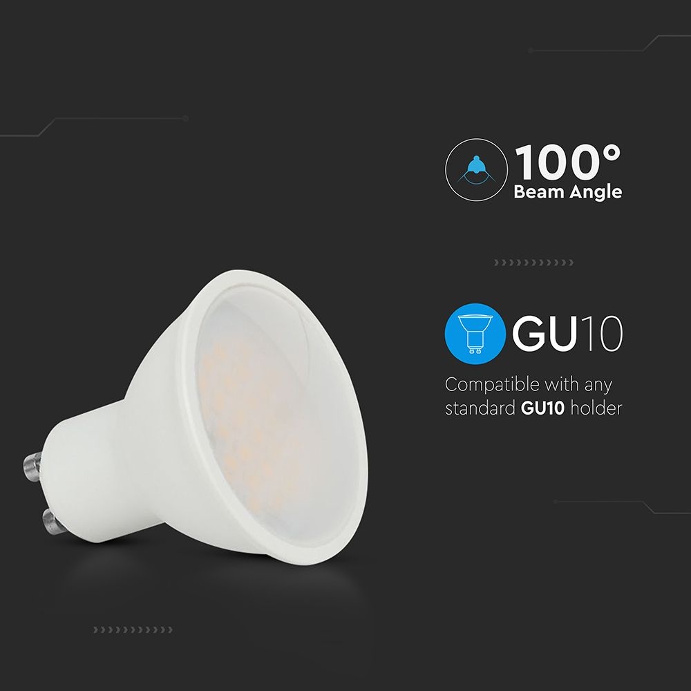 Bec led GU10 10W (70W), 1000 lm, lumina neutra(4000K), V-TAC - 3 | YEO