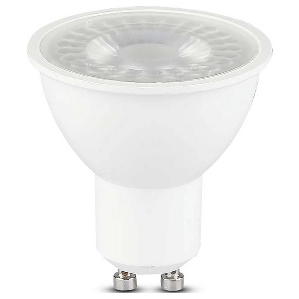 Bec LED GU10 7.5W, 110°, lumina rece(6500 K), cip CREE, plastic, V-TAC