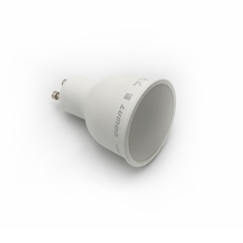 Bec LED GU10 Lumen 10W, lumina neutra (4000 K), dimabil, 230V, 105 grade, aluminiu, clar