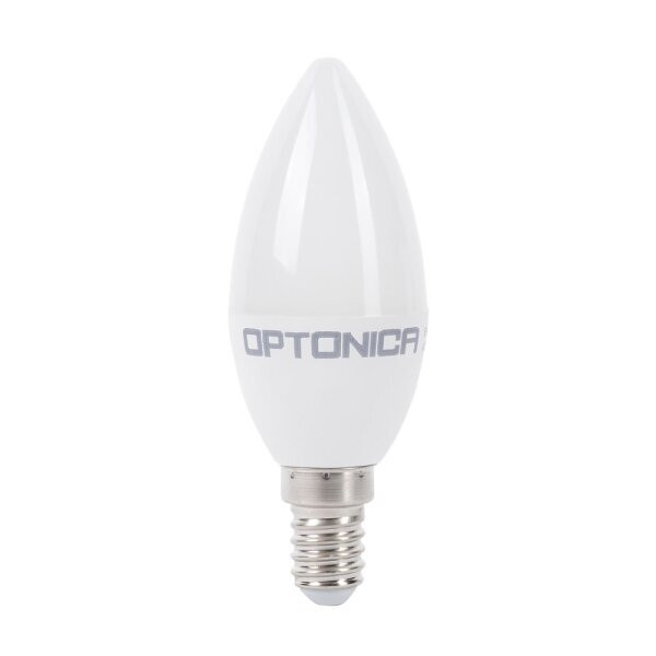 Bec LED lumanare Optonica, E14, 8W(54W), 710 lm, lumina calda (2700K), clasa energetica F