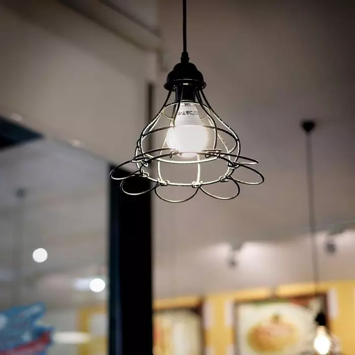Bec LED sferic V-TAC, 5.5W(40W), E14, P45, 470 lm, lumina calda (2700K), clasa energetica F - 1 | YEO