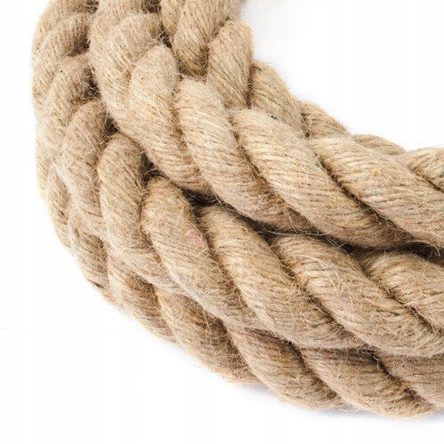 Cablu textil din iuta Delphia, 2x0.75 mm, Ø 2.5 cm - imagine 6