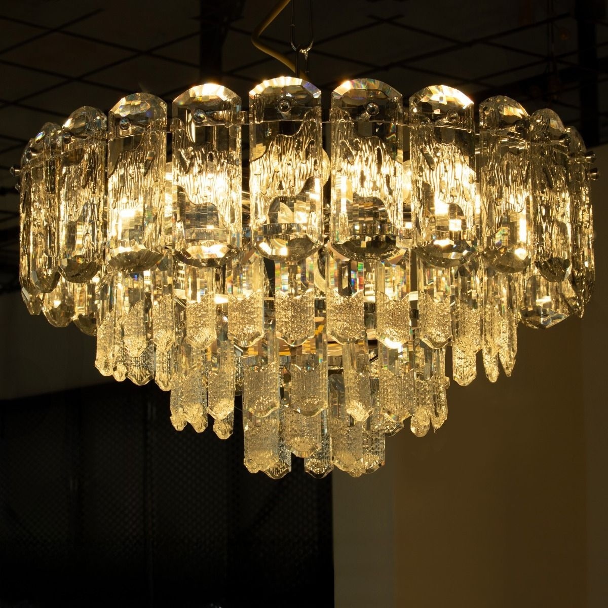 Candelabru Glamour SP10, 10xE14, crom, Klausen