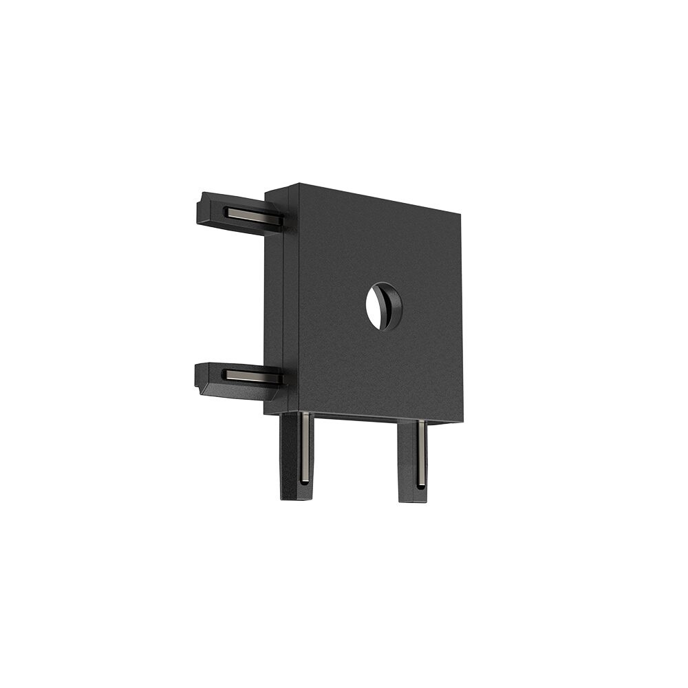 Conector colt interior orizontal pentru sina magnetica S20B-SR02, negru, Braytron
