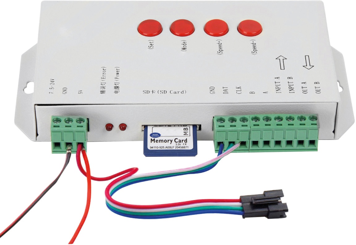 Controler LED pentru banda digitala Optonica, 1024/2048 pixeli