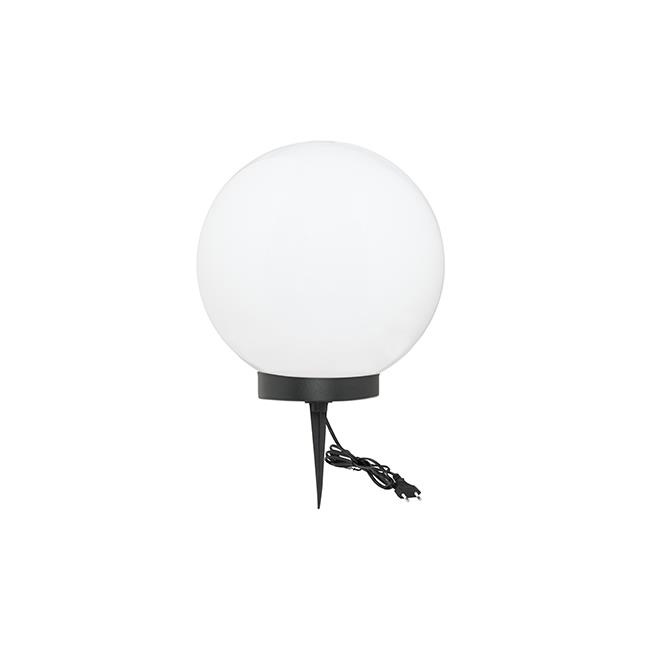 Corp LED de gradina 1xE27, Ø40 cm, forma glob, IP54, alb, Masterled