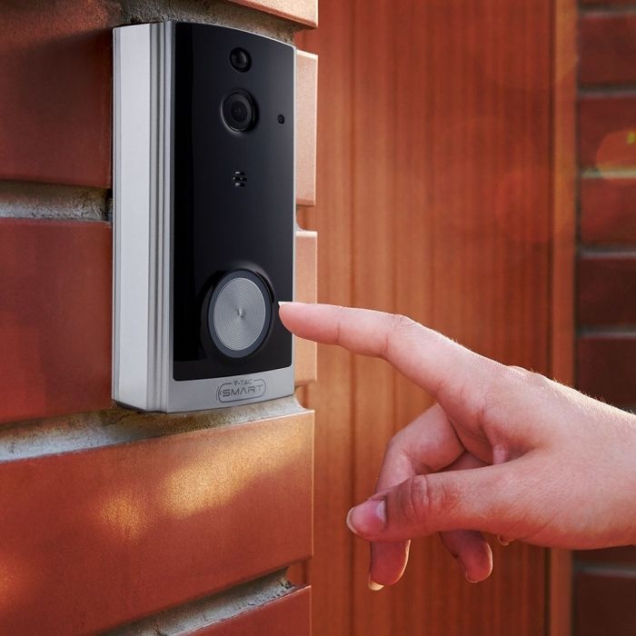 Interfon Smart video V-TAC, audio 2 directii, Wi-Fi, night vision, negru - 2 | YEO