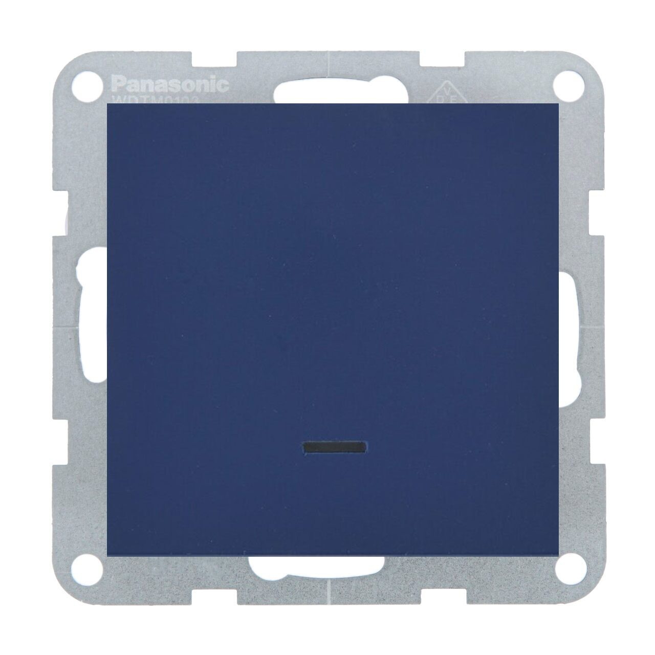 Intrerupator cu led 10A, IP20, Ocean, Panasonic Karre Plus 55 Soft Touch