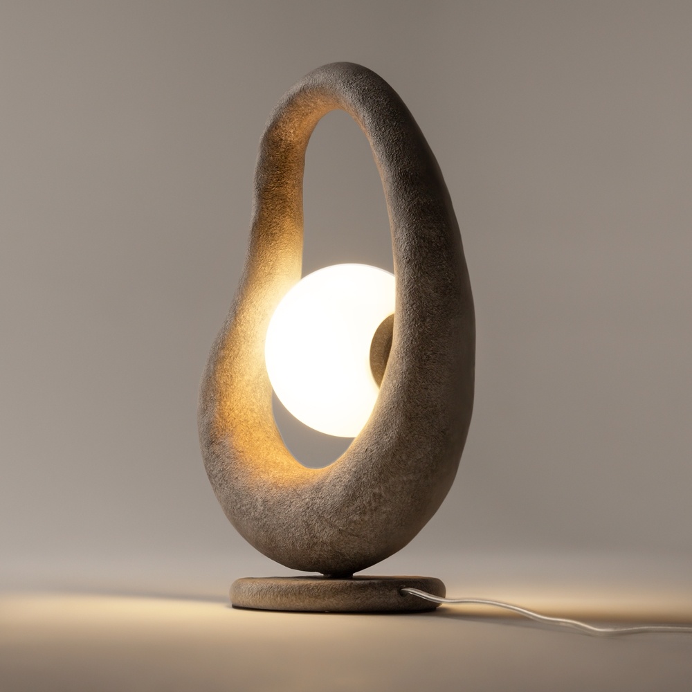 Lampa de masa Opus 1xG9, gri, metal, Maytoni - imagine 3