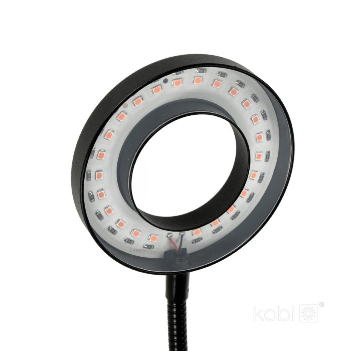 Lampa pentru cresterea plantelor Vitaro Ring, 8W, 2 brate ajustabile, dimabil, temporizator, Kobi Design - imagine 5