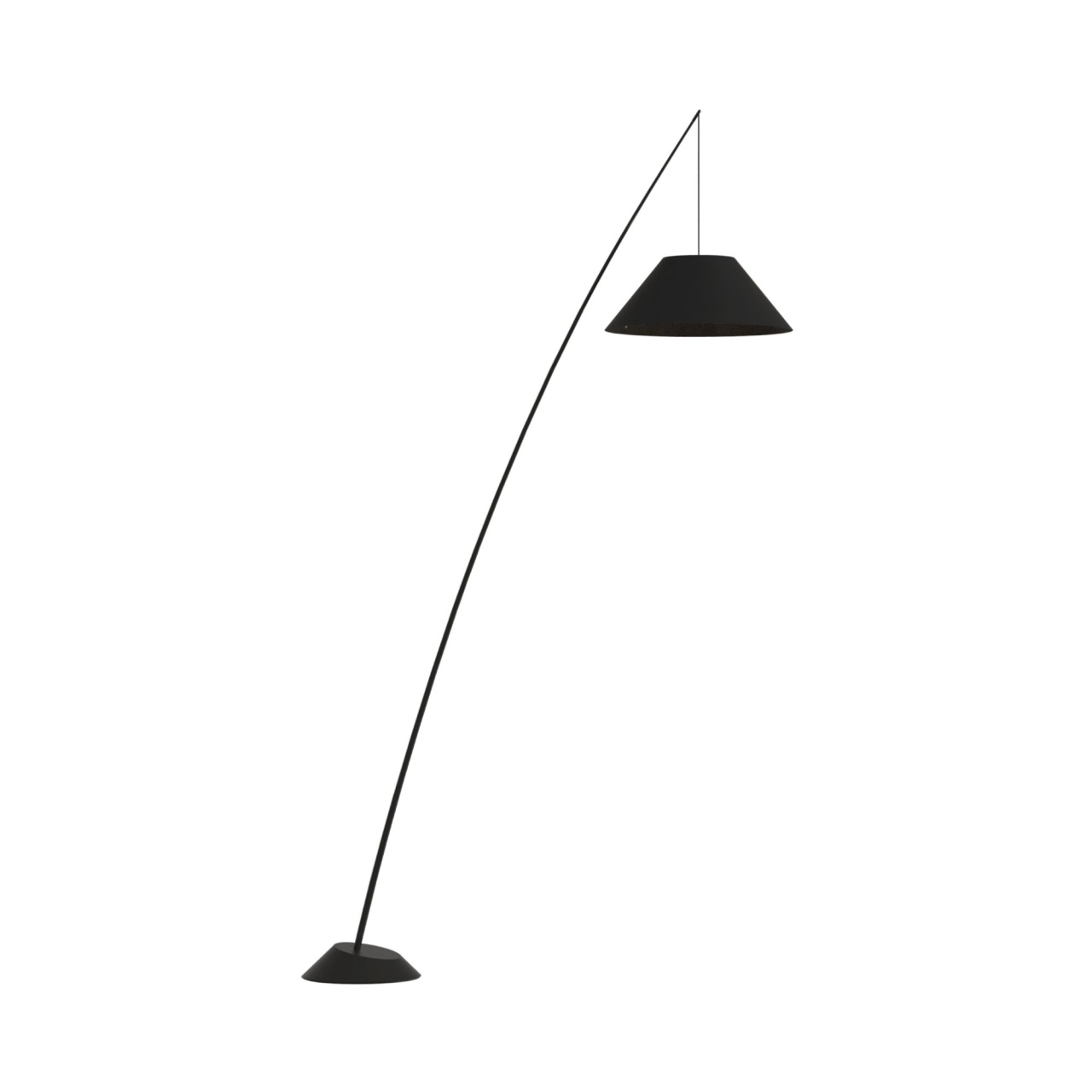 Lampadar Campanula Z002FL-01B, cu intrerupator, 1xE27, negru, IP20, Maytoni