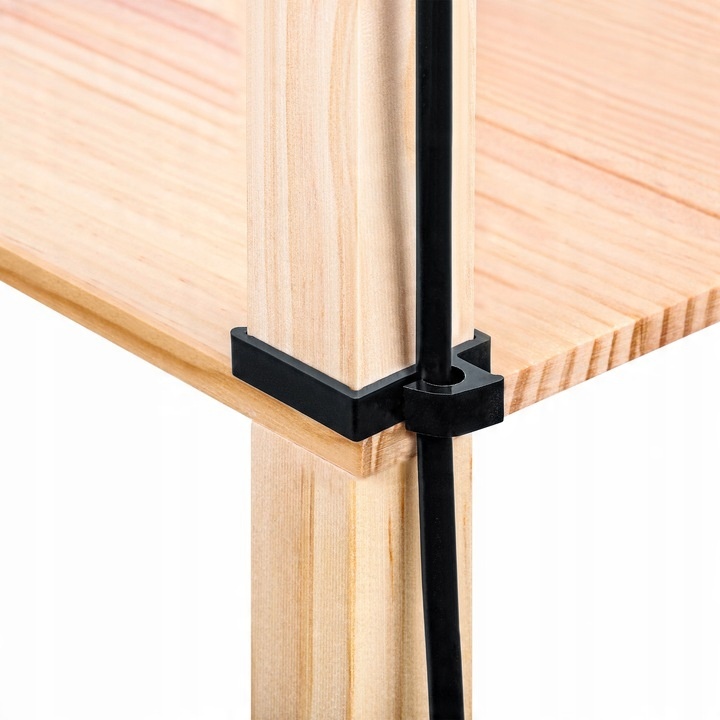 Lampadar Ganto E27, 158cm, 3 rafturi din lemn, Masterled - 1 | YEO