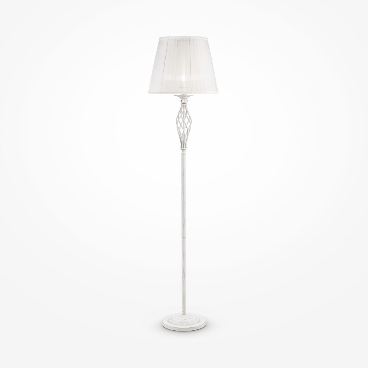 Lampadar Grace ARM247-11-G, cu intrerupator, 1xE14, alb+auriu, IP20, Maytoni