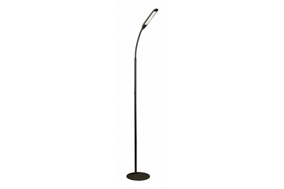 Lampadar LED York LP-YORK10W-10-DEC, cu telecomanda, 10W, 900lm, lumina calda, neutra, rece, negru, IP20, GTV