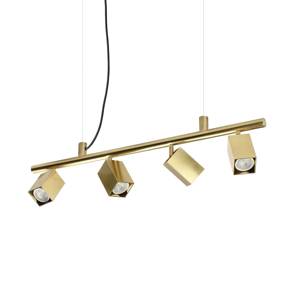 Lustra Dynamite 4xGU10, aurie, Ideal Lux