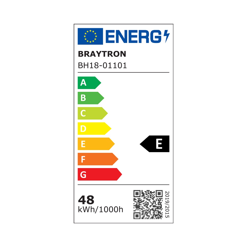 Lustra LED Arcana BR-BH18-01101, 48W, 5280lm, lumina calda, IP20, neagra, Braytron