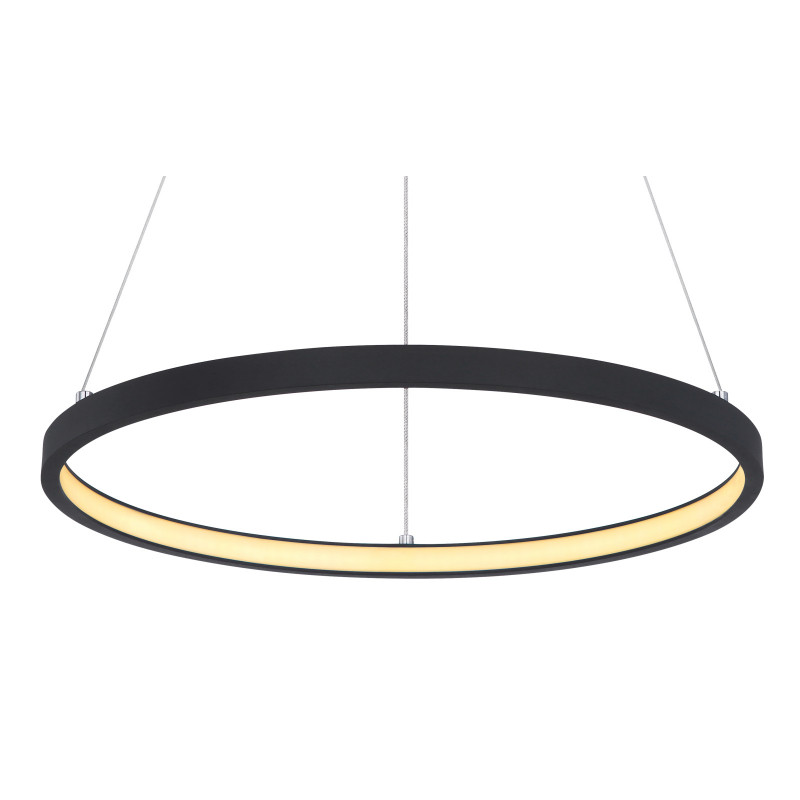 Lustra LED Ralph 67192-19B, dimabila, 19W, 1400lm, lumina calda, IP20, neagra, Globo Lighting