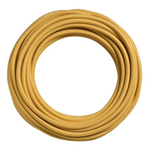 Pachet 2m Cablu Textil Auriu 2x0,75 - 1 | YEO
