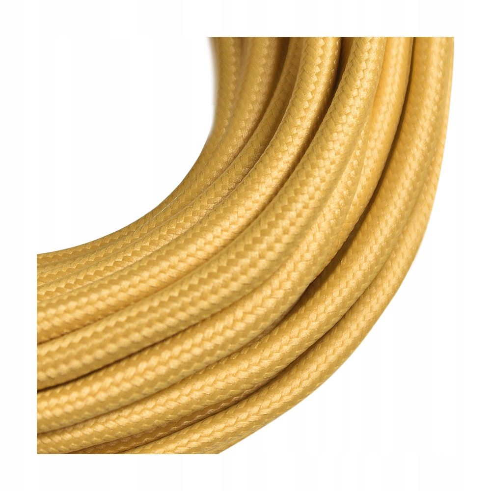 Pachet 3m Cablu Textil Auriu 3x0,75