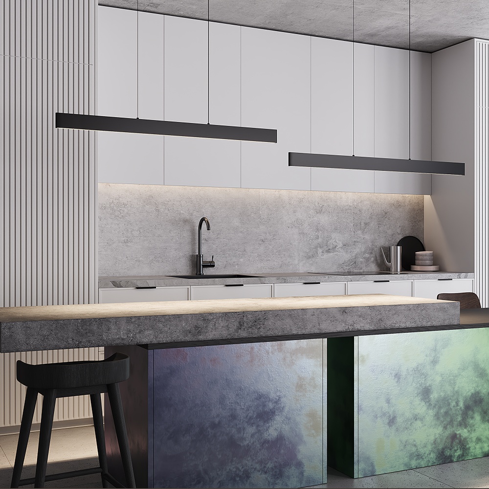 Pendul Ephoria, 36W, lumina calda/neutra/rece, negru, Maytoni - imagine 4