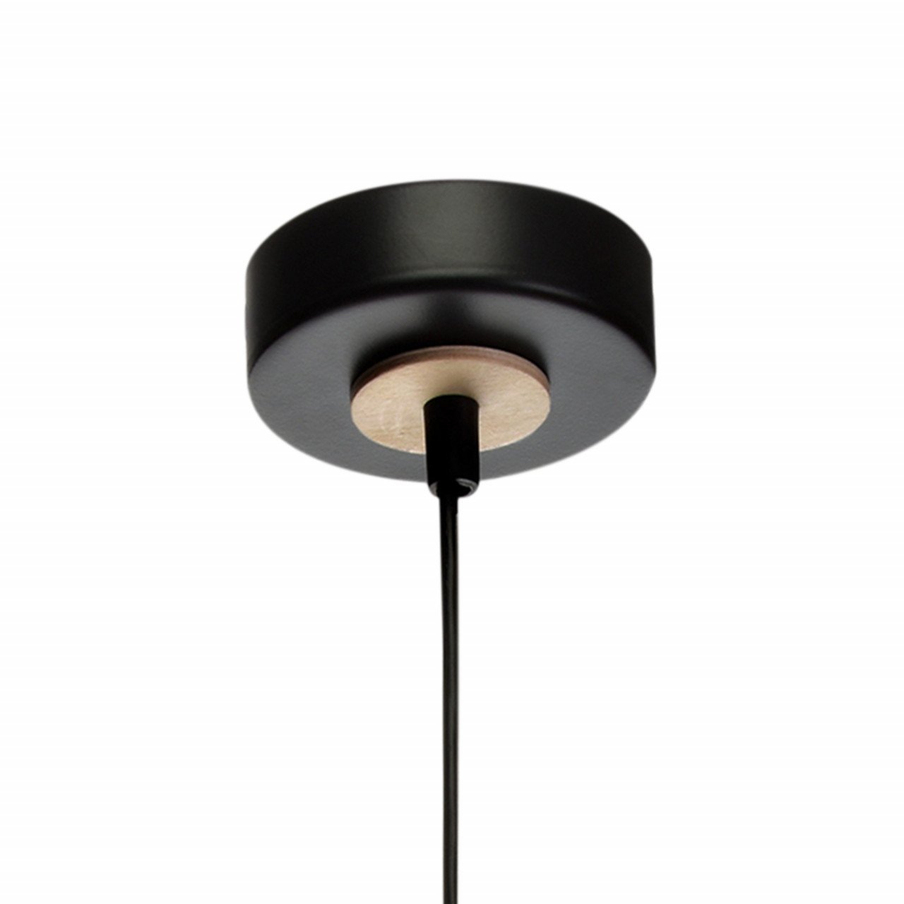 Pendul Relax KL111114, 1xE27, negru+natural, IP20, Klausen - 1 | YEO