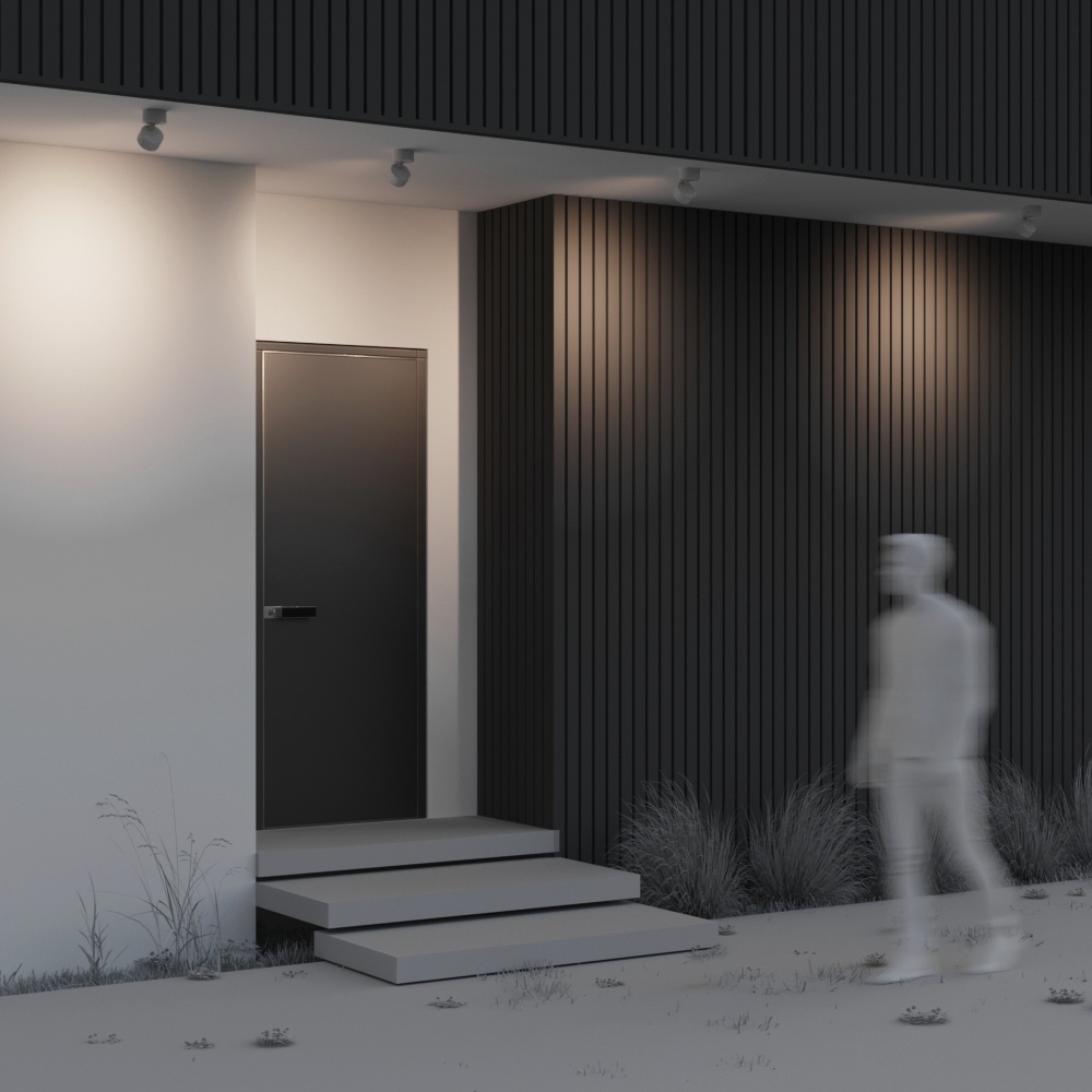 Plafoniera exterior Spin, 5W, lumina calda (3000K), IP54, alb, Maytoni - imagine 6