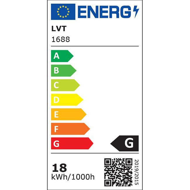 Plafoniera LED 1688-LVT, 18W, 1260lm, lumina neutra, IP44, alba, Masterled