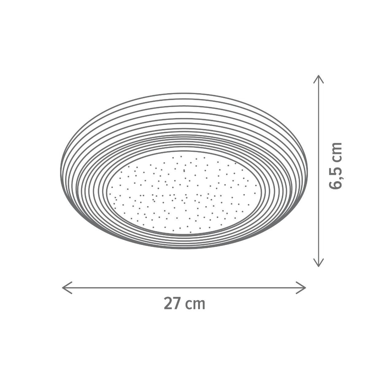 Plafoniera LED Agile, 12W, lumina neutra(4000 K), alba, Klausen
