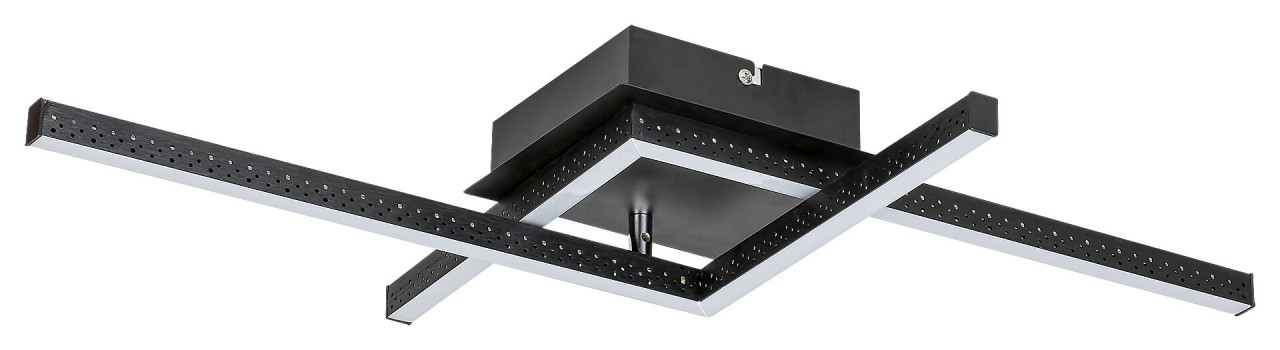 Plafoniera LED Casimir 5267, 23W, 1250lm, lumina neutra, IP20, neagra, Rabalux - 1 | YEO