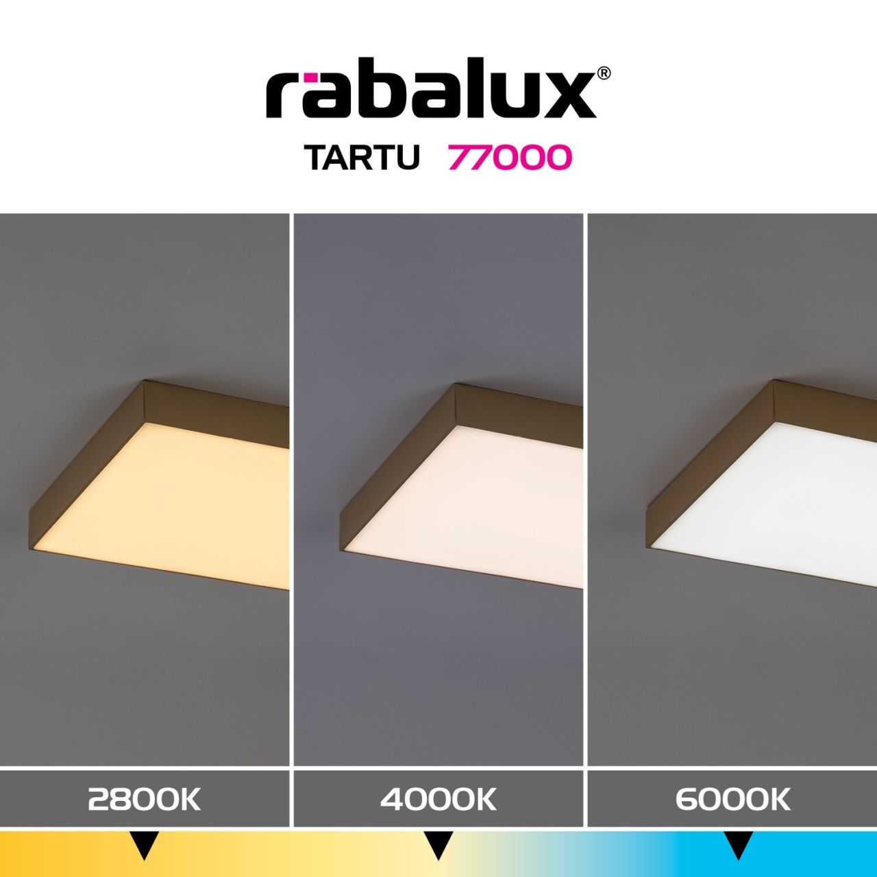 Plafoniera LED exterior Tartu, 24W, 2500 lm, lumina calda/neutra/rece, IP44, gri-bej, Rabalux - Imagine 7
