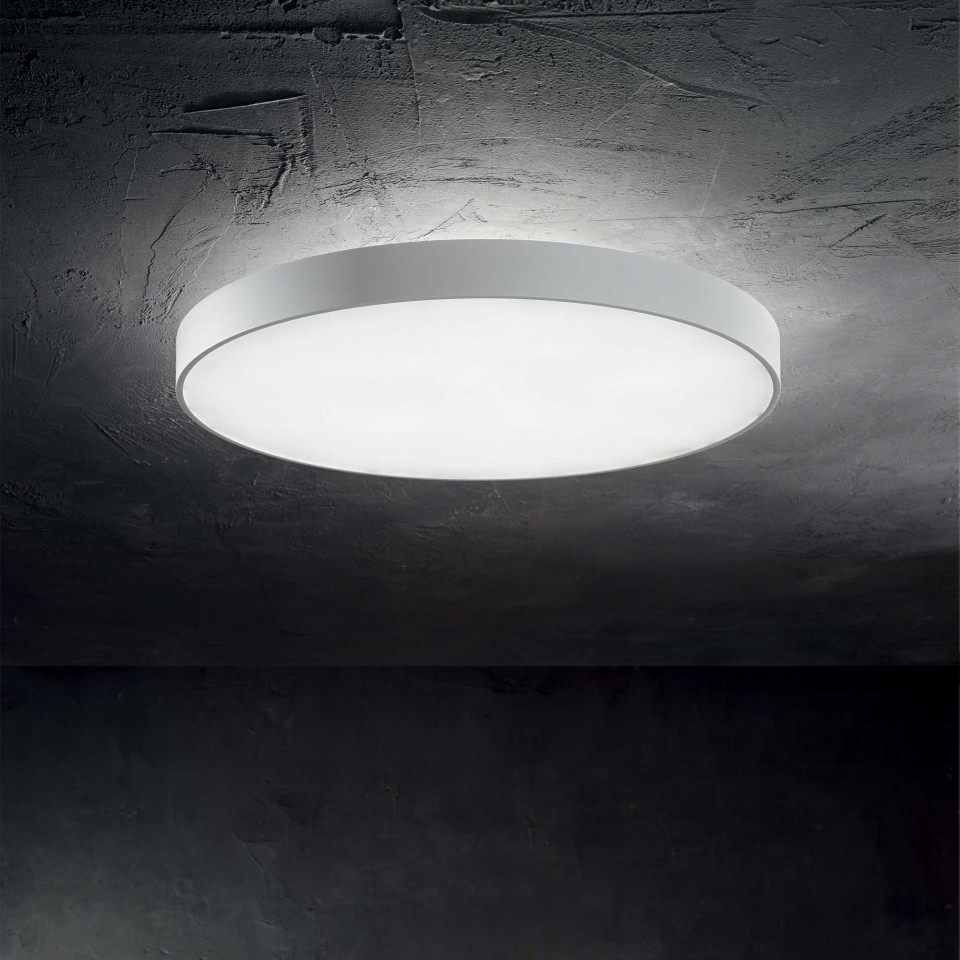 Plafoniera LED Halo 223186, 25W, 2200lm, lumina calda, IP20, alba, Ideal Lux - 1 | YEO