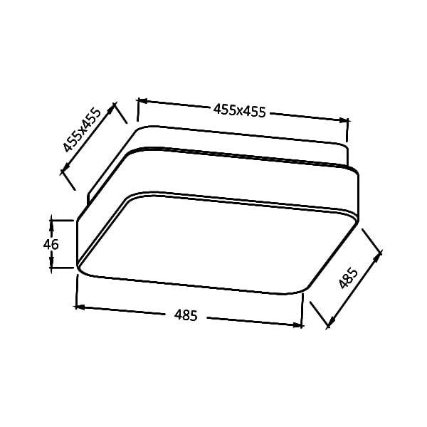 Plafoniera LED Jade BR-BH16-03490, cu telecomanda, 40W, 3020lm, lumina calda+neutra+rece, IP20, alba, Braytron Plus - 2 | YEO