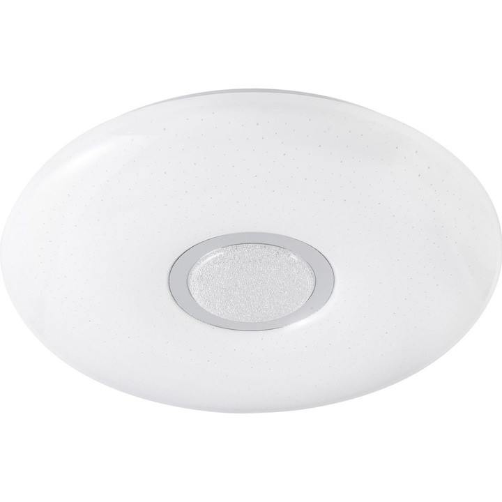 Plafoniera LED Jade BR-BH16-10290, cu telecomanda, 36W, 2680lm, lumina calda, neutra, rece, IP20, alba, Braytron