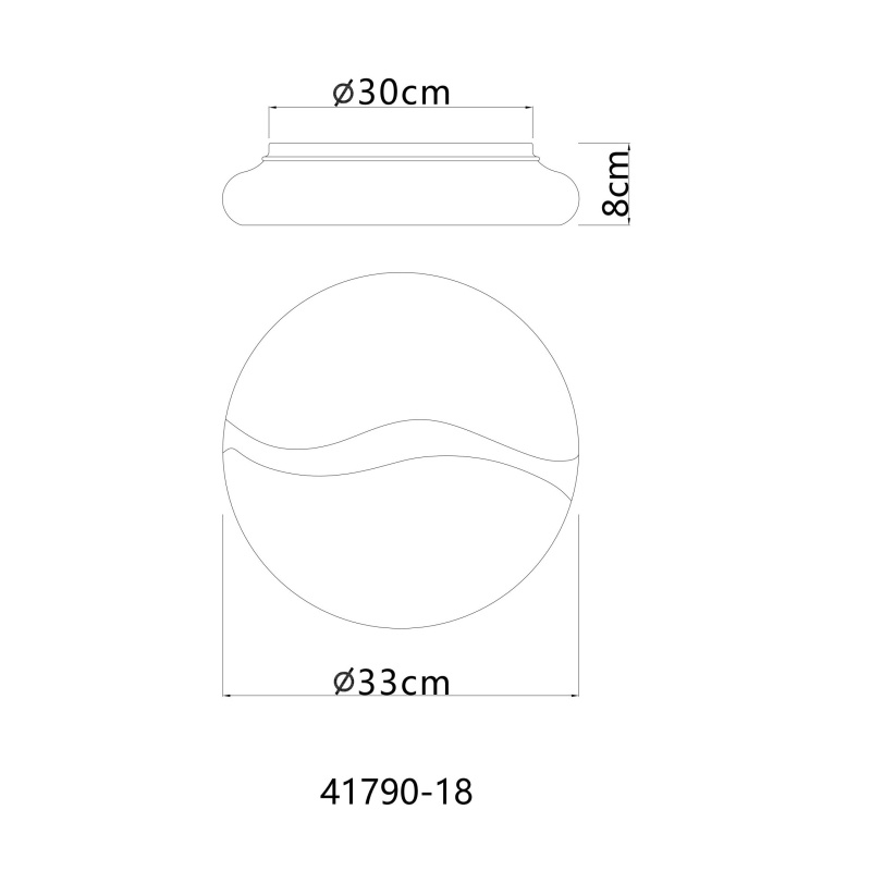 Plafoniera LED Leticia 24W, lumina calda/neutra/rece, functie memorie, alba, Globo Lighting - imagine 4