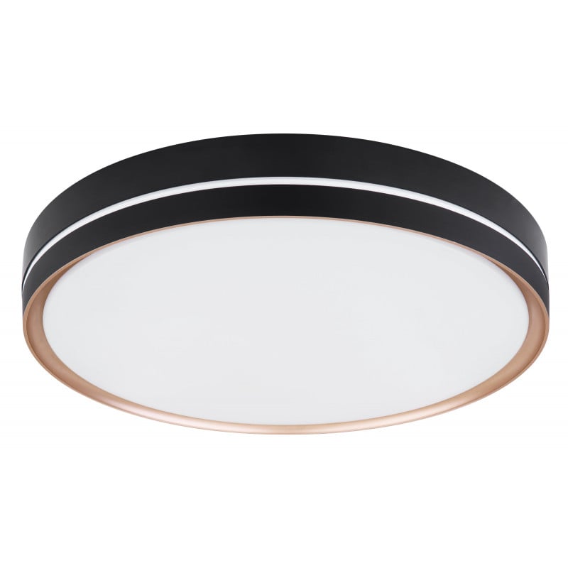 Plafoniera LED Manni 41759-40, cu telecomanda, 40W, 1850lm, lumina calda+neutra+rece, IP20, neagra+bronz, Globo Lighting - 1 | YEO