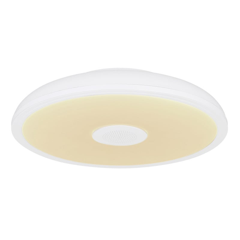 Plafoniera LED Raffy 41366W, cu telecomandă, 18W, 1000lm, lumina calda+neutra+rece, IP20, alba, Globo Lighting