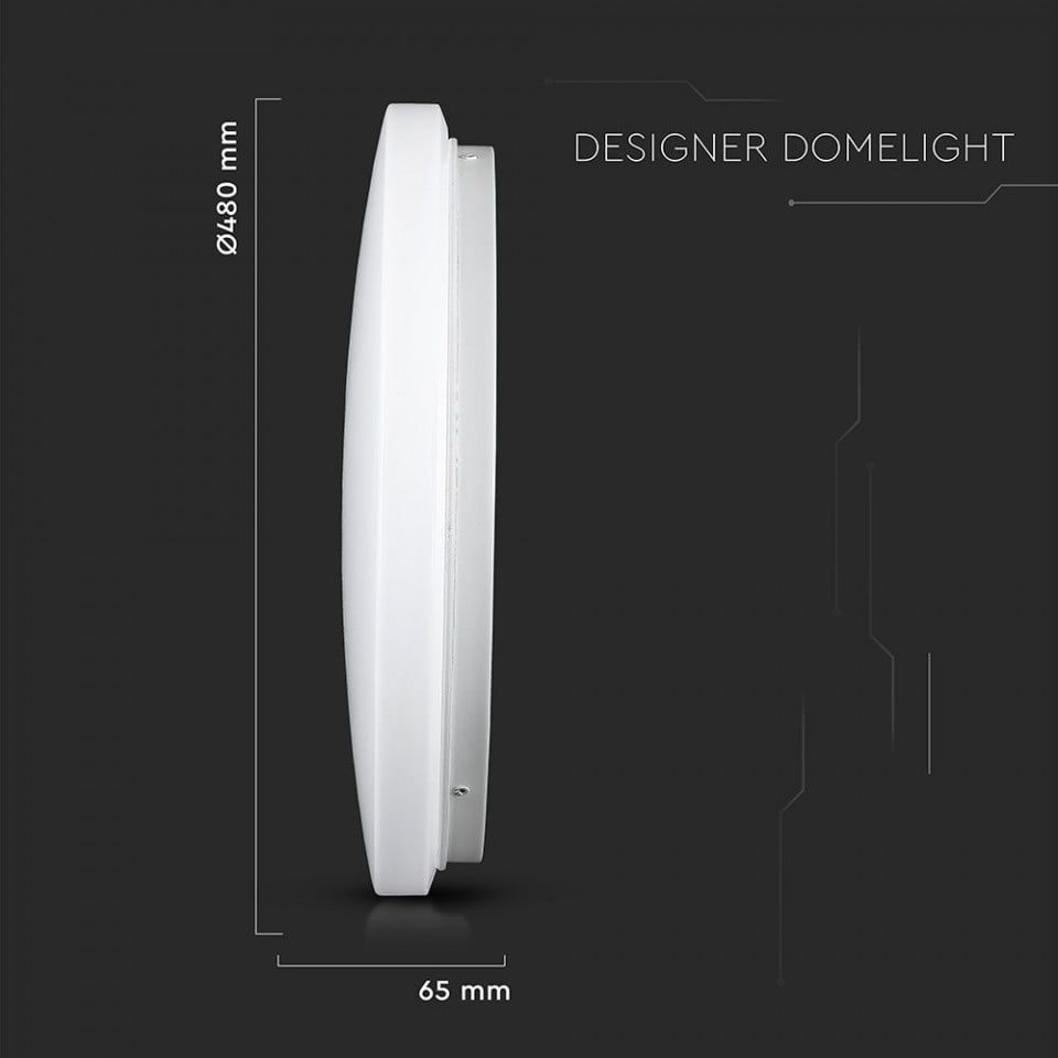 Plafoniera LED VT-7609, 36W, 2160lm, lumina calda+neutra+rece, IP20, alba, V-TAC - 2 | YEO