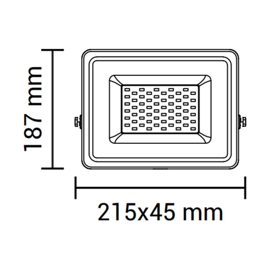 Proiector led 30W cu senzor, 2400lm, IP65, lumina rece 6000K, negru, Optonica