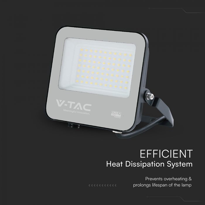 Proiector LED CREE 50W, 6500K, 5740 lm, negru, IP65, V-TAC - imagine 8